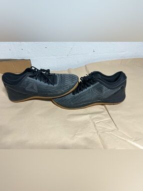 Reebok Crossfit Nano Black Gum Athletic Training Gym Shoes Mens Size 11